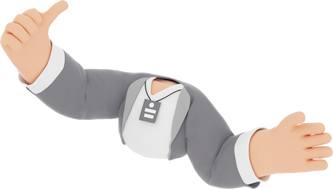 3D Hand Casual Body Gesture 